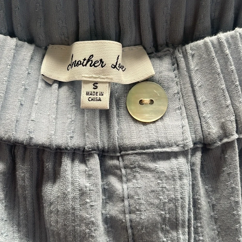 KEIRA TIERED MIDI SKIRT DUSTY BLUE by Another Love - Picture 7 of 9